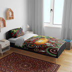 NAIDOC Week 2025 Rabbitohs Rugby Bedding Set Aboriginal Dot Painting