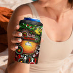 NAIDOC Week 2025 Rabbitohs Rugby 4 in 1 Can Cooler Tumbler Aboriginal Dot Painting