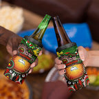 NAIDOC Week 2025 Rabbitohs Rugby 4 in 1 Can Cooler Tumbler Aboriginal Dot Painting
