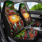 NAIDOC Week 2025 Rabbitohs Rugby Car Seat Cover Aboriginal Dot Painting