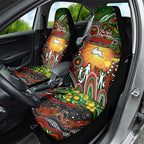 NAIDOC Week 2025 Rabbitohs Rugby Car Seat Cover Aboriginal Dot Painting