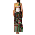Personalised NAIDOC Week 2025 Rabbitohs Rugby Family Matching Tank Maxi Dress and Hawaiian Shirt Aboriginal Dot Painting