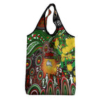 NAIDOC Week 2025 Rabbitohs Rugby Grocery Bag Aboriginal Dot Painting