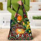 NAIDOC Week 2025 Rabbitohs Rugby Grocery Bag Aboriginal Dot Painting