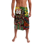 Personalised NAIDOC Week 2025 Rabbitohs Rugby Lavalava Aboriginal Dot Painting