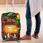 NAIDOC Week 2025 Rabbitohs Rugby Luggage Cover Aboriginal Dot Painting