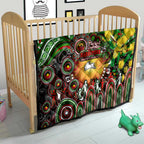 NAIDOC Week 2025 Rabbitohs Rugby Quilt Aboriginal Dot Painting