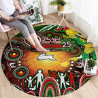 NAIDOC Week 2025 Rabbitohs Rugby Round Carpet Aboriginal Dot Painting