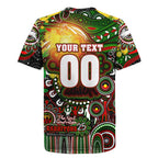 Personalised NAIDOC Week 2025 Rabbitohs Rugby Rugby Jersey Aboriginal Dot Painting