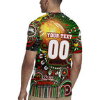 Personalised NAIDOC Week 2025 Rabbitohs Rugby Rugby Jersey Aboriginal Dot Painting