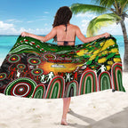 NAIDOC Week 2025 Rabbitohs Rugby Sarong Aboriginal Dot Painting