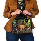 NAIDOC Week 2025 Rabbitohs Rugby Shoulder Handbag Aboriginal Dot Painting