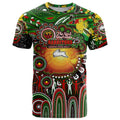 Personalised NAIDOC Week 2025 Rabbitohs Rugby T Shirt Aboriginal Dot Painting