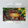 NAIDOC Week 2025 Rabbitohs Rugby Tablecloth Aboriginal Dot Painting
