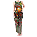 Personalised NAIDOC Week 2025 Rabbitohs Rugby Tank Maxi Dress Aboriginal Dot Painting