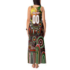 Personalised NAIDOC Week 2025 Rabbitohs Rugby Tank Maxi Dress Aboriginal Dot Painting