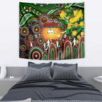 NAIDOC Week 2025 Rabbitohs Rugby Tapestry Aboriginal Dot Painting