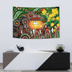 NAIDOC Week 2025 Rabbitohs Rugby Tapestry Aboriginal Dot Painting