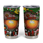 NAIDOC Week 2025 Rabbitohs Rugby Tumbler Cup Aboriginal Dot Painting