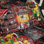 NAIDOC Week 2025 Dragons Rugby Back Car Seat Cover Aboriginal Dot Painting
