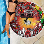 NAIDOC Week 2025 Dragons Rugby Beach Blanket Aboriginal Dot Painting
