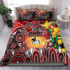 NAIDOC Week 2025 Dragons Rugby Bedding Set Aboriginal Dot Painting
