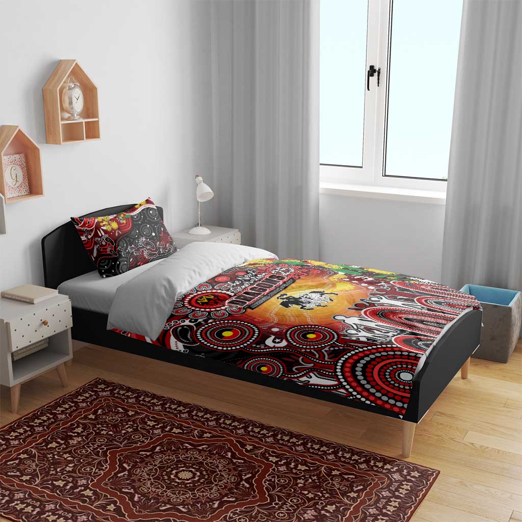 NAIDOC Week 2025 Dragons Rugby Bedding Set Aboriginal Dot Painting