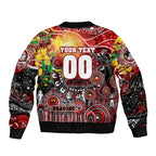Personalised NAIDOC Week 2025 Dragons Rugby Bomber Jacket Aboriginal Dot Painting