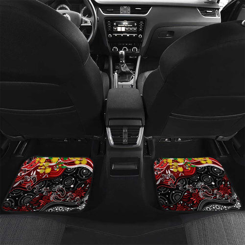 NAIDOC Week 2025 Dragons Rugby Car Mats Aboriginal Dot Painting