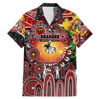 Personalised NAIDOC Week 2025 Dragons Rugby Family Matching Mermaid Dress and Hawaiian Shirt Aboriginal Dot Painting