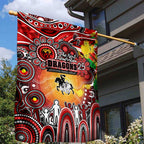 NAIDOC Week 2025 Dragons Rugby Garden Flag Aboriginal Dot Painting