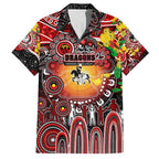Personalised NAIDOC Week 2025 Dragons Rugby Hawaiian Shirt Aboriginal Dot Painting