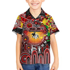 Personalised NAIDOC Week 2025 Dragons Rugby Hawaiian Shirt Aboriginal Dot Painting