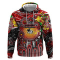 Personalised NAIDOC Week 2025 Dragons Rugby Hoodie Aboriginal Dot Painting