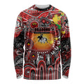 Personalised NAIDOC Week 2025 Dragons Rugby Long Sleeve Shirt Aboriginal Dot Painting