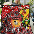 NAIDOC Week 2025 Dragons Rugby Quilt Aboriginal Dot Painting