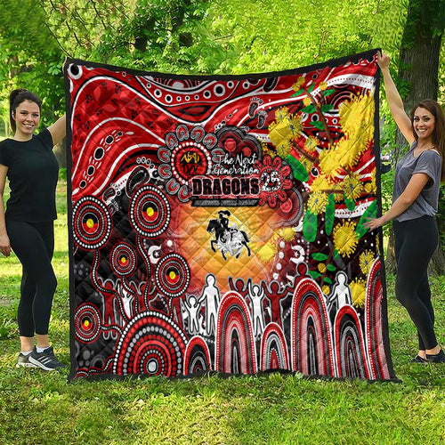 NAIDOC Week 2025 Dragons Rugby Quilt Aboriginal Dot Painting