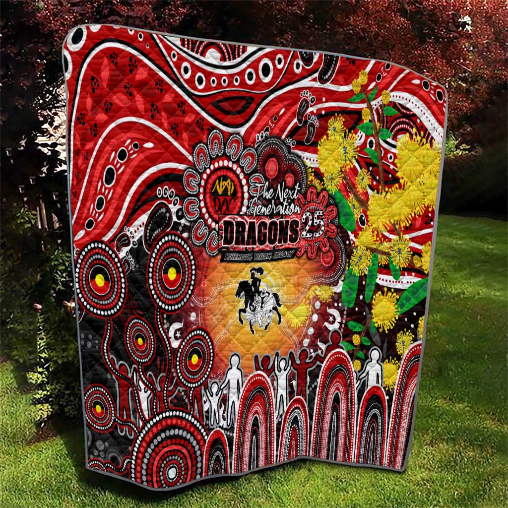 NAIDOC Week 2025 Dragons Rugby Quilt Aboriginal Dot Painting
