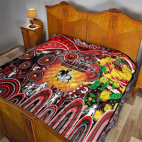 NAIDOC Week 2025 Dragons Rugby Quilt Aboriginal Dot Painting