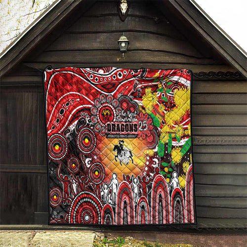 NAIDOC Week 2025 Dragons Rugby Quilt Aboriginal Dot Painting