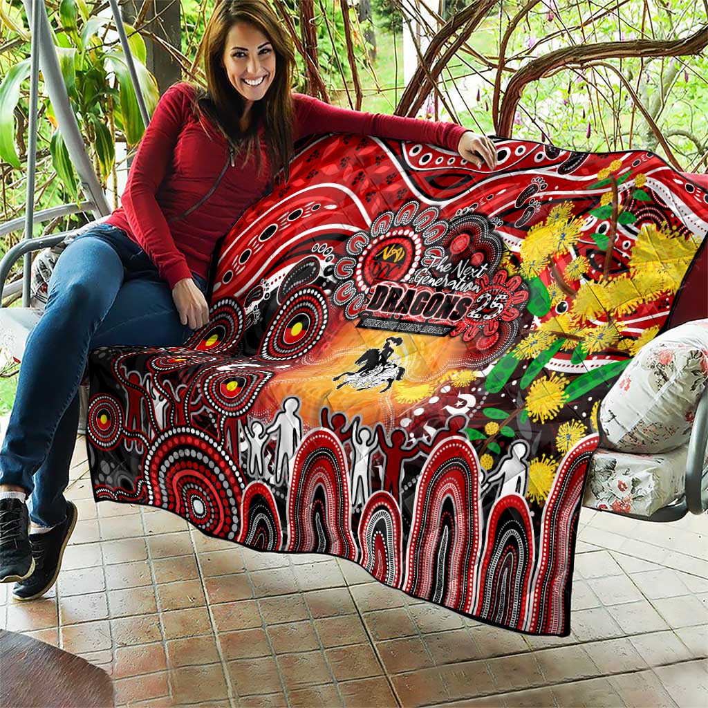 NAIDOC Week 2025 Dragons Rugby Quilt Aboriginal Dot Painting
