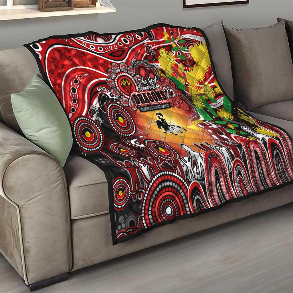 NAIDOC Week 2025 Dragons Rugby Quilt Aboriginal Dot Painting