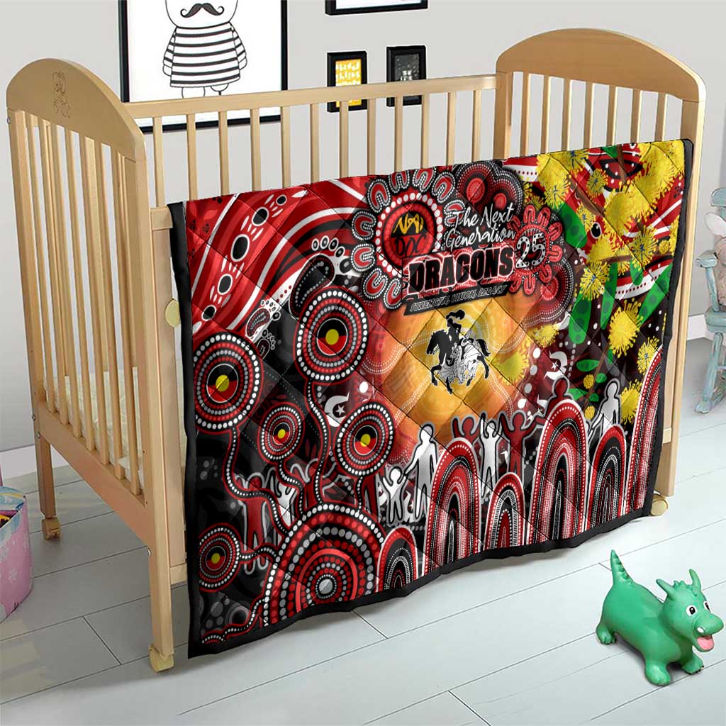 NAIDOC Week 2025 Dragons Rugby Quilt Aboriginal Dot Painting