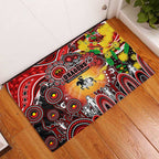 NAIDOC Week 2025 Dragons Rugby Rubber Doormat Aboriginal Dot Painting