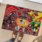 NAIDOC Week 2025 Dragons Rugby Rubber Doormat Aboriginal Dot Painting