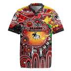 Personalised NAIDOC Week 2025 Dragons Rugby Rugby Jersey Aboriginal Dot Painting