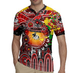Personalised NAIDOC Week 2025 Dragons Rugby Rugby Jersey Aboriginal Dot Painting