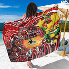 NAIDOC Week 2025 Dragons Rugby Sarong Aboriginal Dot Painting