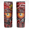NAIDOC Week 2025 Dragons Rugby Skinny Tumbler Aboriginal Dot Painting