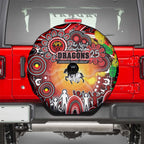 NAIDOC Week 2025 Dragons Rugby Spare Tire Cover Aboriginal Dot Painting